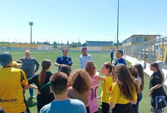 Μαθητές επισκέφτηκαν την Ακαδημία της ΑΕΚ!