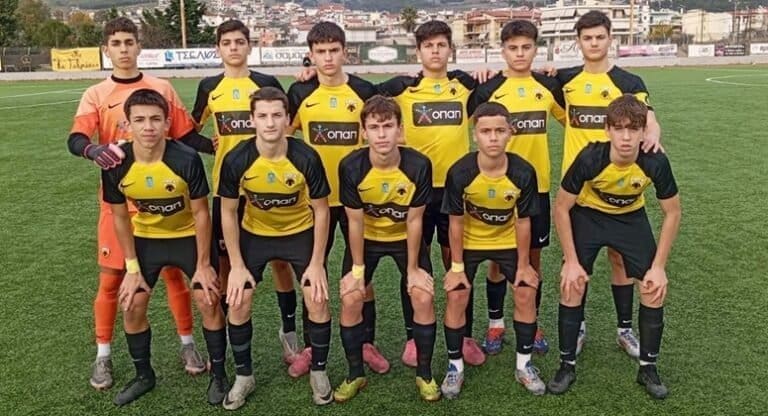 Νίκη και για την U15 της ΑΕΚ στη Λαμία!