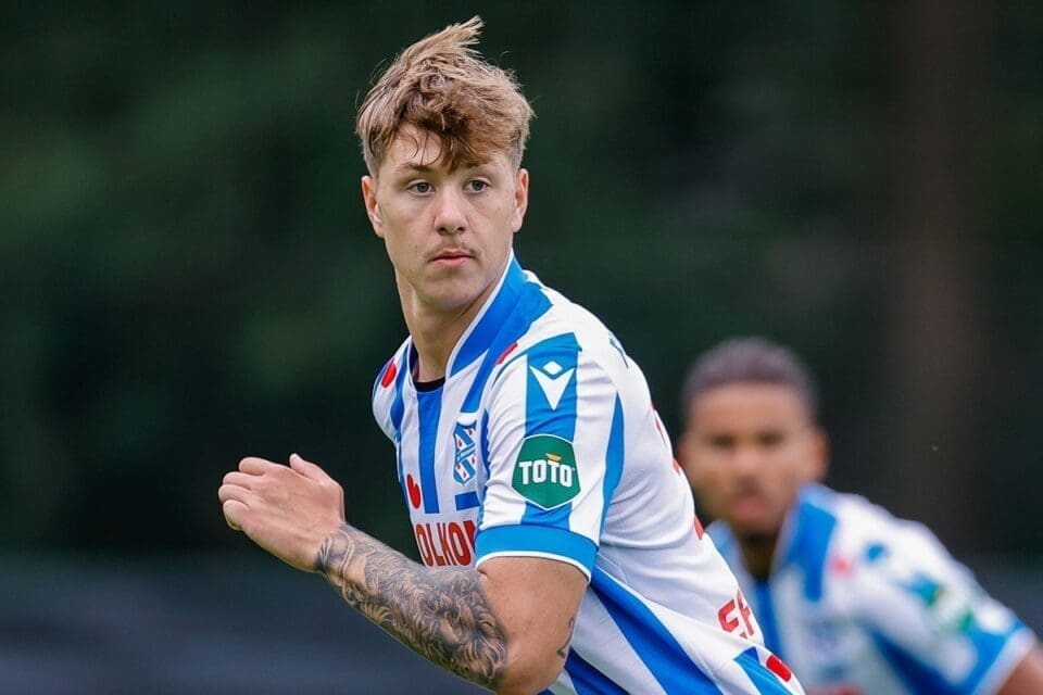 Garderen, Netherlands. 19th July, 2024. Dimitris Rallis of SC Heerenveen Credit: Orange Pics BV/Alamy Live News